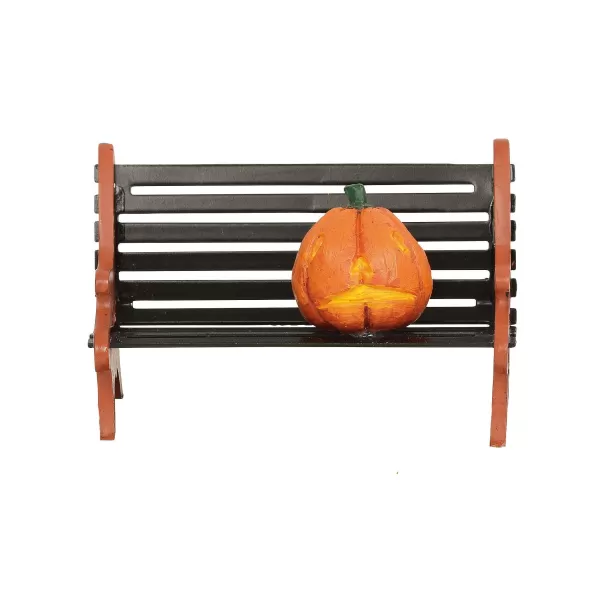 Department 56 Hv, Haunted Pumpkin Bench, 6003226, Halloween Village Discount