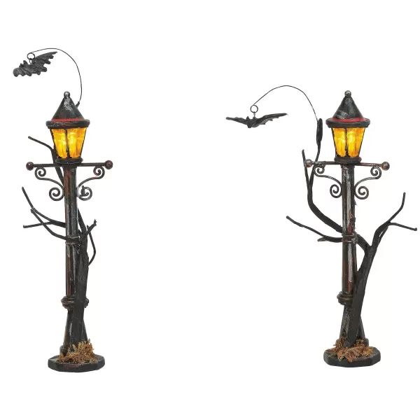 Department 56 Hv, Haunted Street Lights. 6003302, Halloween Village Cheap