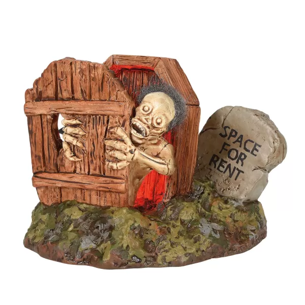 Department 56 Hv, Lit Haunted Exit, 6005560, Halloween Village Sale