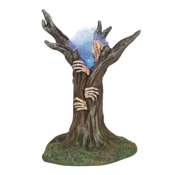 Department 56 Hv, Lit Haunted Tree, 6005568, Halloween Village Outlet