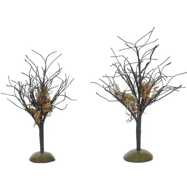 Department 56 Hv, Midnight Moss Trees, 6005573, Halloween Village Cheap