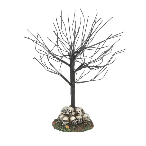 Department 56 Hv, Scary Skeletons Tree, 6011478, Halloween Village Shop