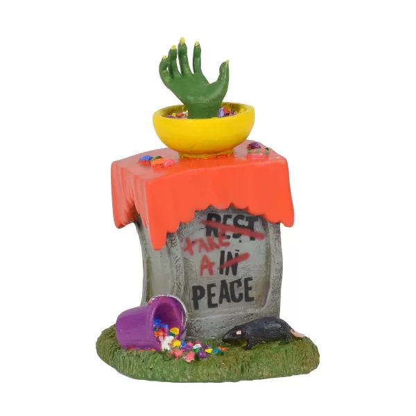 Department 56 Hv, Tricky Treat Hand In Bowl, 6000666, Halloween Village Shop