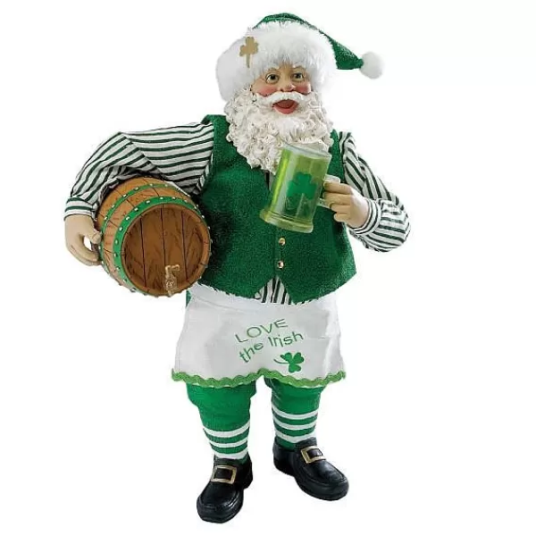 Kurt S Adler Irish Santa With Beer Barrel, Fabrich Musical Online