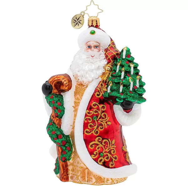 Christopher Radko Magnificent Santa Ornament, 1019696, Fashion