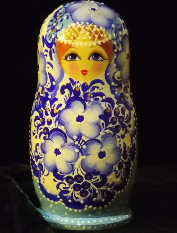 ALSH Matryoshka In Blue Nesting 5 Flash Sale