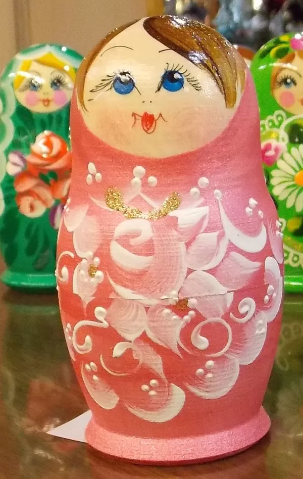 ALSH Matryoshka Nesting Dolls In Pink Or Lavender Fashion