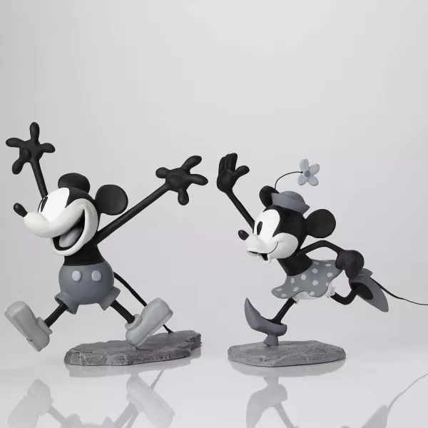 Enesco Mickey & Minnie B/W Maquettes Flash Sale