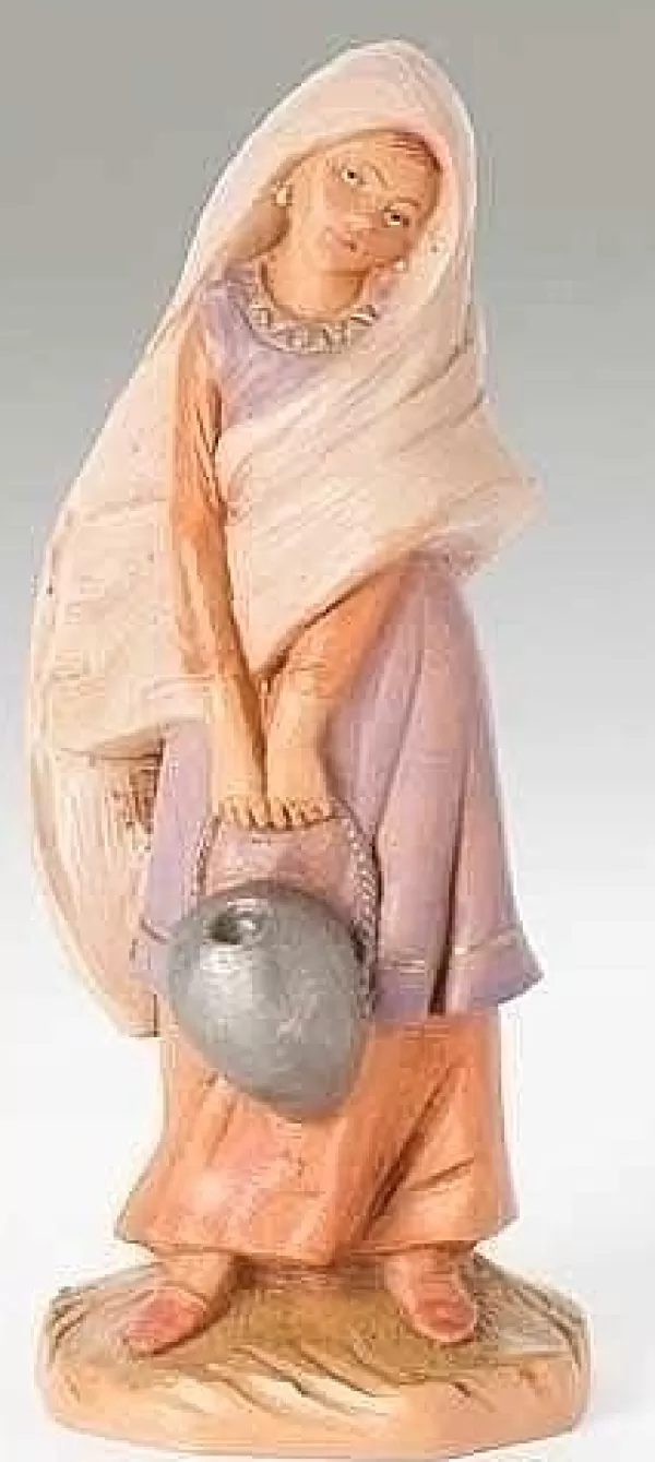 Fontanini Naamah Fig Women W/Jug, 5", , 72689 Hot