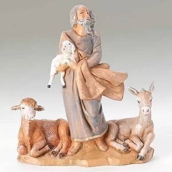 Fontanini Nathaniel W/Animals 5", , 72694 New