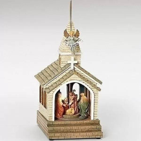 Fontanini Nativity In Church Musical, , 58703 Flash Sale