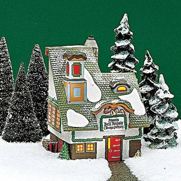 Department 56 Npv, Santa'S Bell Repair, 56.56389, North Pole Village Cheap