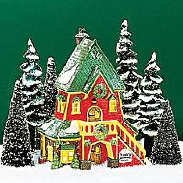 Department 56 Npv, Santa'S Rooming House, 56.56386, North Pole Village Fashion