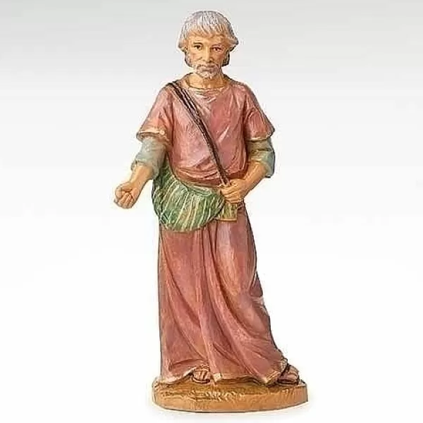 Roman Obed, Farmer Nativity Figure, Fontanini, 5" New