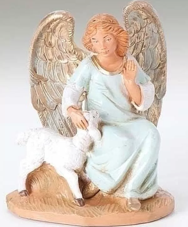 Fontanini Olivia Angel W/Lamb, , 52520 Online