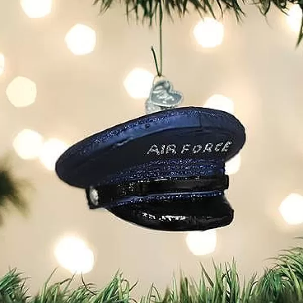 Old World Christmas Owc Air Force Cap Ornament, 32379 Hot