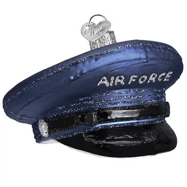 Old World Christmas Owc Air Force Cap Ornament, 32379 Hot