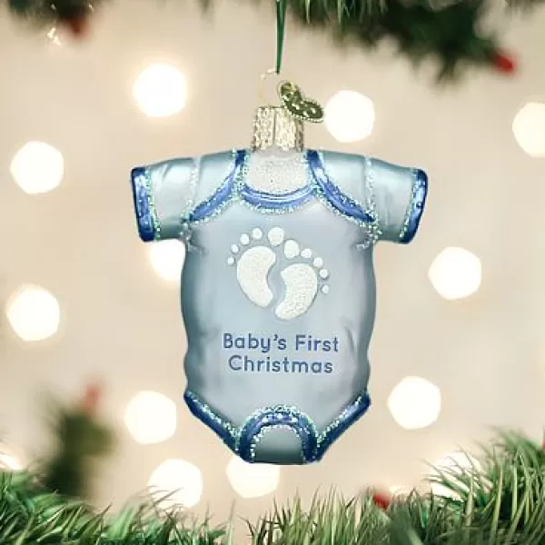 Old World Christmas Owc Baby Onesie Ornament, 32338-39 Cheap