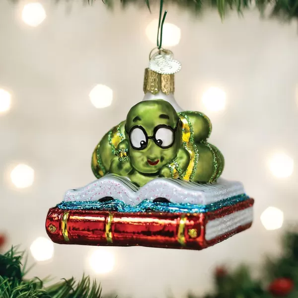 Old World Christmas Owc Bookworm Ornament, 12514 Best Sale