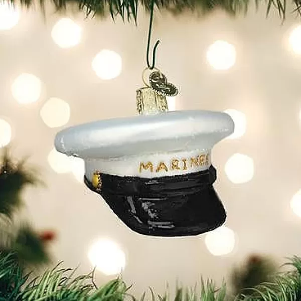 Old World Christmas Owc Marine'S Cap Ornament, 32379 Sale