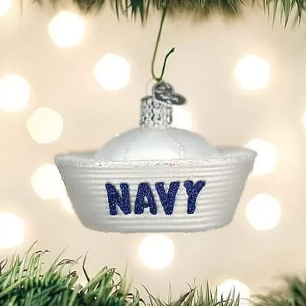 Old World Christmas Owc Navy Cap Ornament, 32377 Outlet