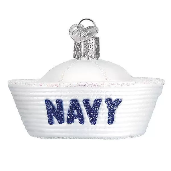 Old World Christmas Owc Navy Cap Ornament, 32377 Outlet