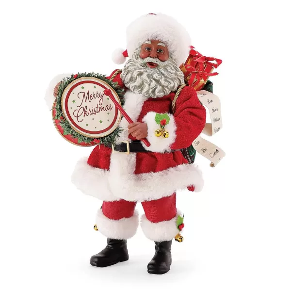 Enesco Pd, Santa Drumroll, Please, 6009652, Possible Dreams Best Sale