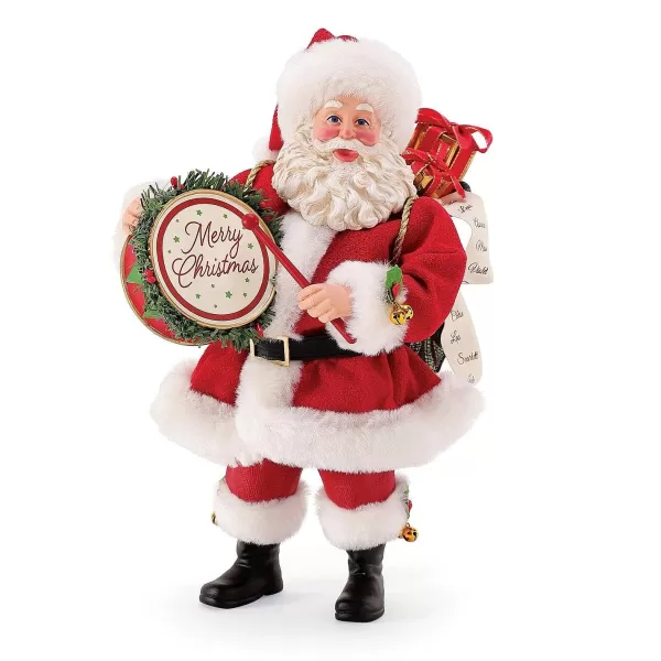 Enesco Pd, Santa Drumroll, Please, 6009652, Possible Dreams Best Sale