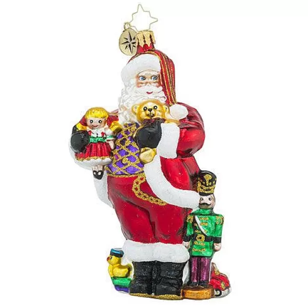 Christopher Radko Radko, Nicholas Presents, Santa With Toys, 1018438 Shop