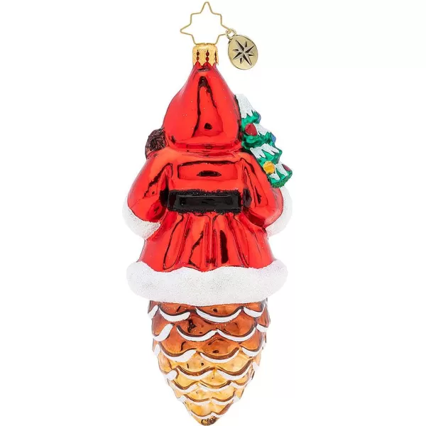 Christopher Radko Radko, Pine Cone Claus Ornament, 1019541 Outlet