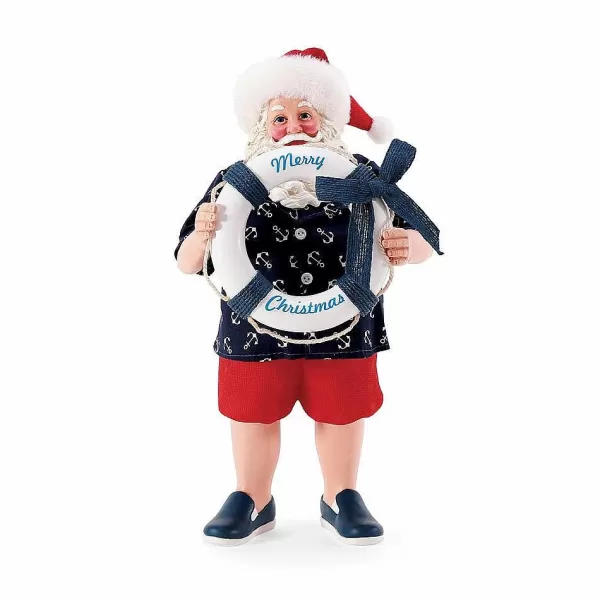 Department 56 Santa Life Saver, 6008562, Possible Dreams Outlet