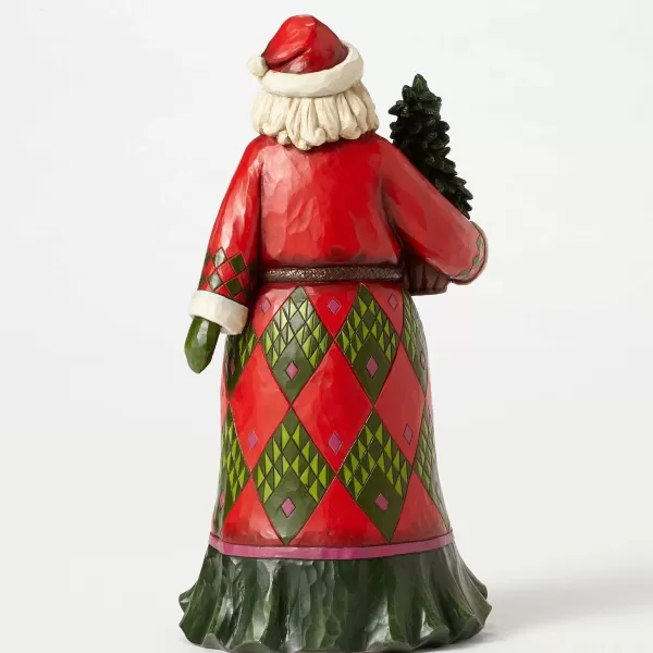 Enesco Santa With Evergreen Flash Sale