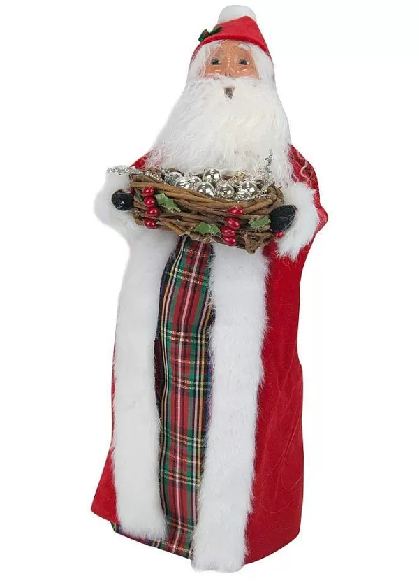 Byers Choice Santa With Silver Balls, , Zms280 Best