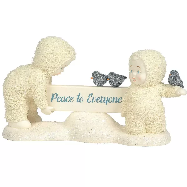 Department 56 Sb, Peace To Everyone, 6003481, Snowbaby Flash Sale