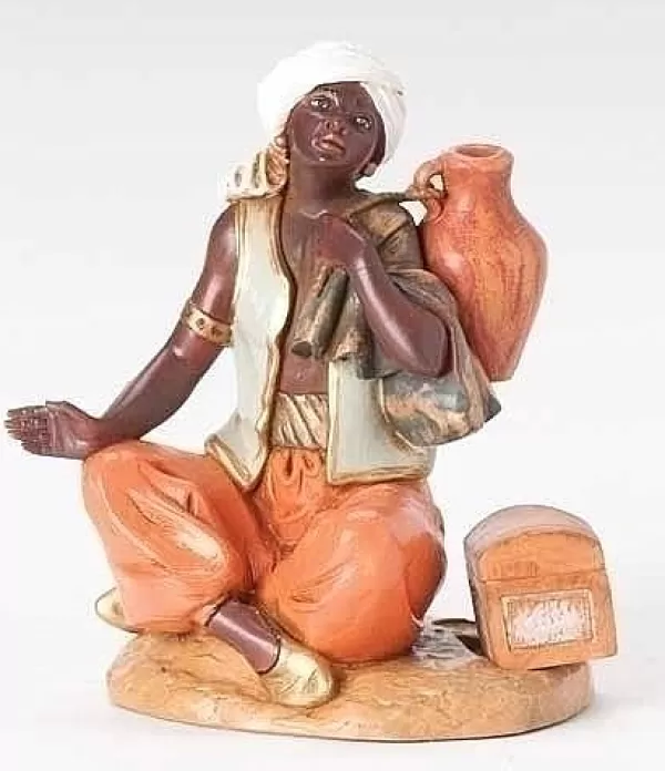 Fontanini Seated Camel Driver, 12", , 52905 Fashion