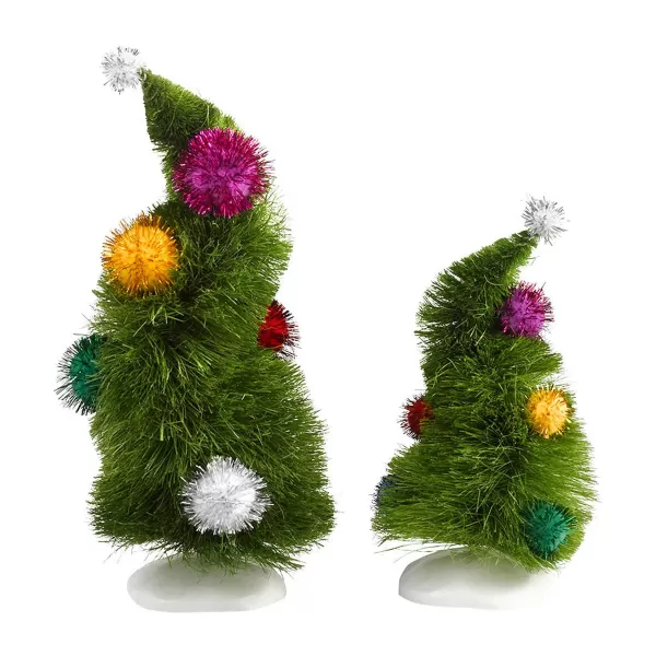 Department 56 Seuss, Wonky Trees, Set Of 2, 4032417, New