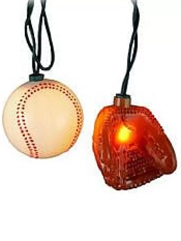 Kurt S Adler Sports Lights Baseball 10 Light Set, Ul1856 Online