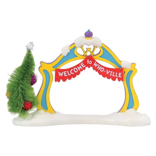 Department 56 Suess, Grinch Archway, 4043418, Grinch Village Store