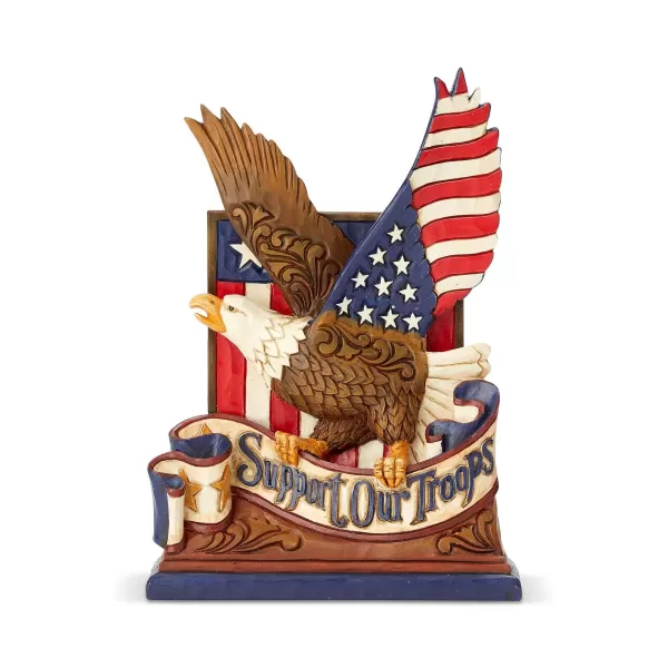 Enesco Support Our Troops Eagle, 6003975, Jim Shore Hot