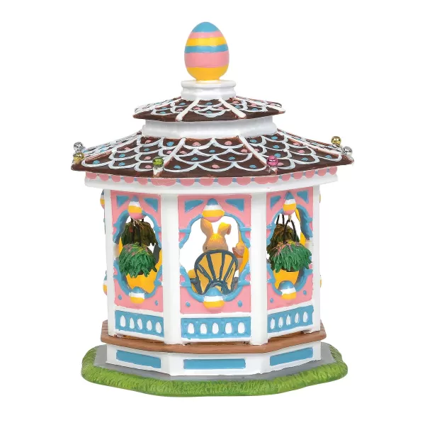 Department 56 Sv, Easter Bunny Gazebo, 6004818, Snow Village Online