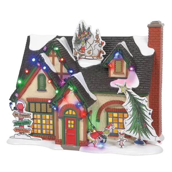 Department 56 Sv, The Grinch House, Christmas Lane, 6011416, Snow Village New