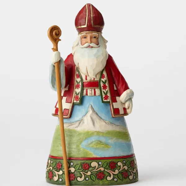 Enesco Swiss Santa Santa Around The World Cheap