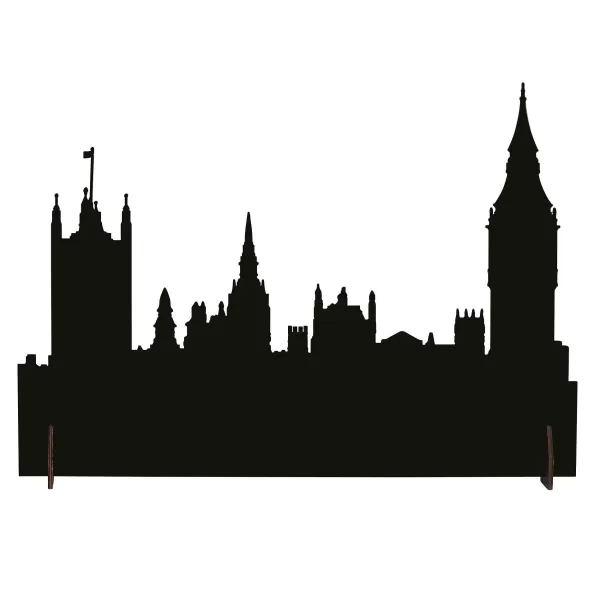 Department 56 Va, London City Silhouette, 6005536, Best Sale