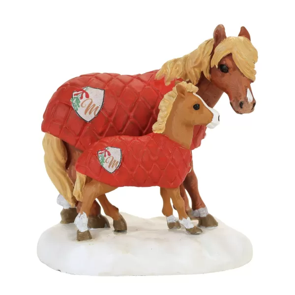 Department 56 Va, Mistletoe Farm Ponies, 4057602, Store