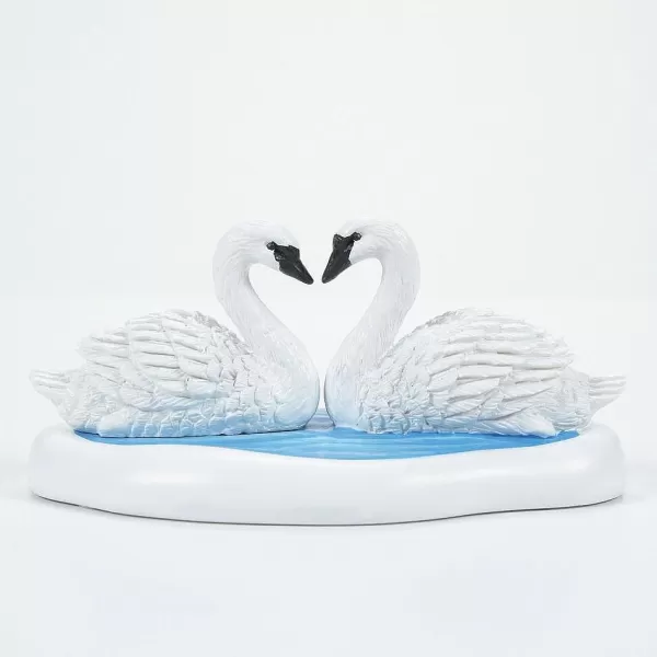 Department 56 Va, White Christmas Swans, 6007677, Fashion