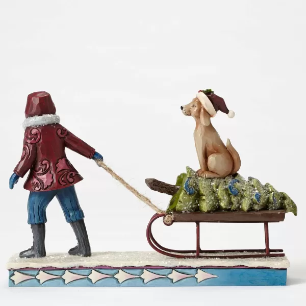 Enesco Victorian Child Pulling Sled Flash Sale