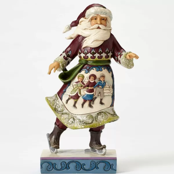 Enesco Victorian Skating Santa Cheap