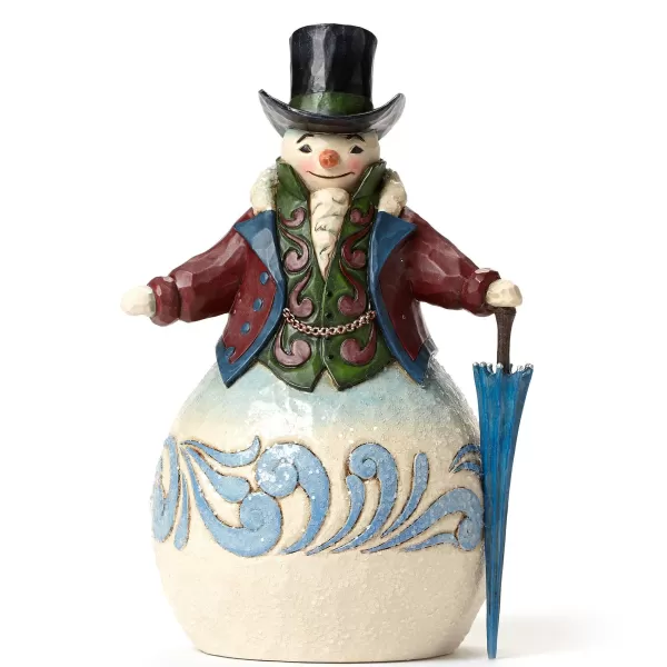 Enesco Victorian Snowman With Umbrella Best Sale