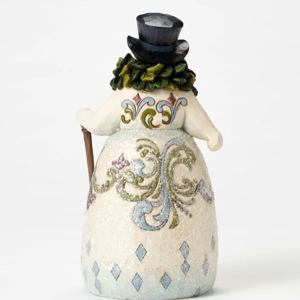 Enesco Victorian Snowman With Wreath Fashion