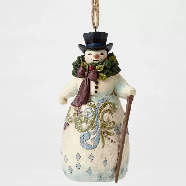 Enesco Victorian Snowman W/Wreath Ornament Cheap